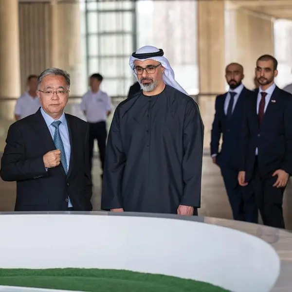 Abu Dhabi Crown Prince visits Marina Barrage in Singapore