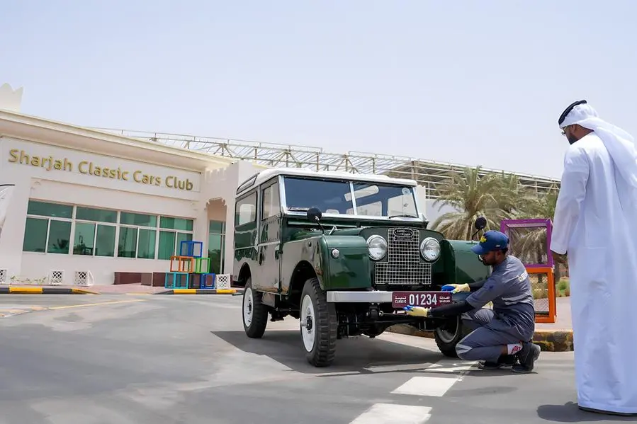 Sharjah Old Cars Club launches in-house license plate printing facility
