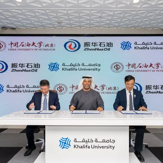 جامعة خليفة وشركة غوانجو باييون الصينية للمعدات الكهربائية توقعان مذكرة تفاهم لتأسيس مختبر ابتكار مشترك