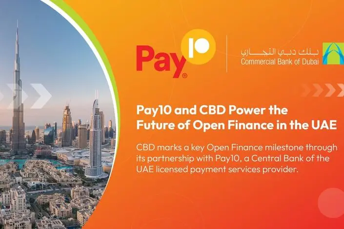 Pay10 and Commercial Bank of Dubai Launch Open Finance Under Al Tareq Initiative