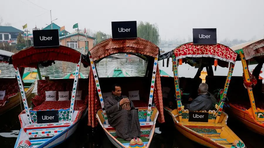 Uber launches boat hailing service on Kashmir's scenic Dal Lake