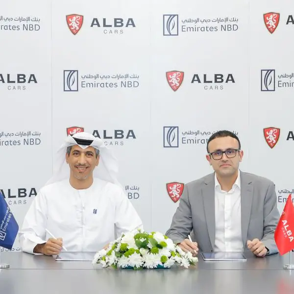 بنك الإمارات دبي الوطني يوقع مذكرة تفاهم مع شركة \"ألبا كارز\" لإطلاق تسهيلات قروض رقمية متجددة قصيرة الأجل