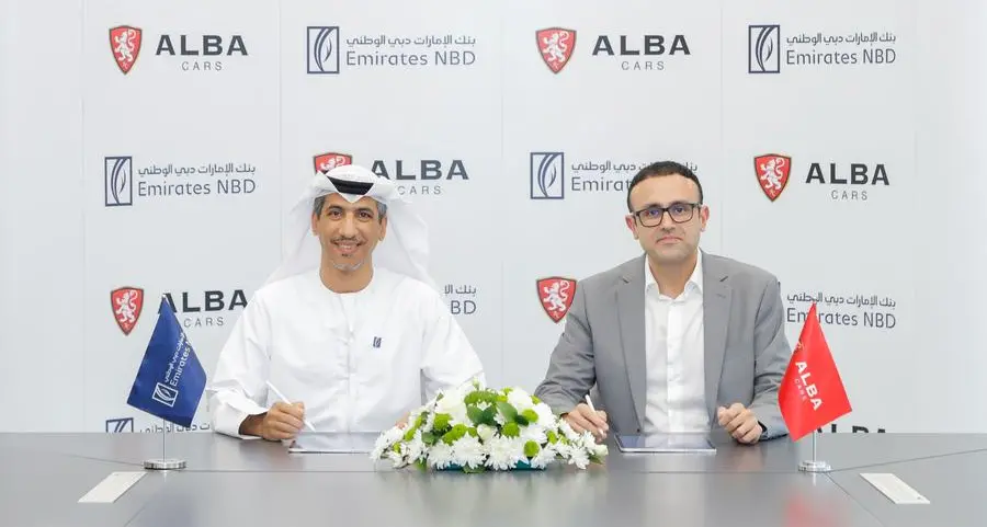 Emirates NBD signs MoU with Alba Cars to launch digital revolving short-term loan facility