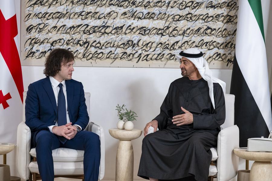 UAE President, Georgian Prime Minister discuss strengthening bilateral ties