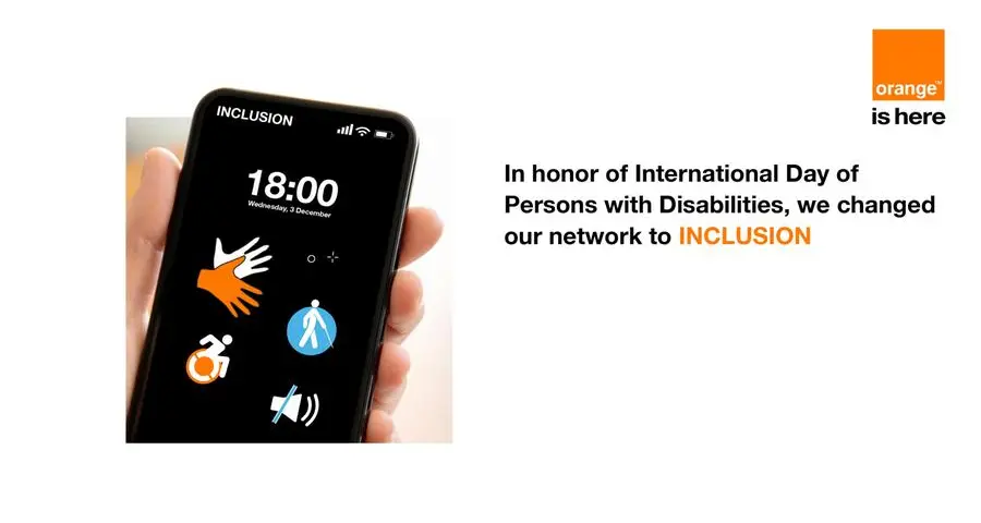Orange Jordan celebrates the International Day of Persons with Disabilities by changing Its network name to “Inclusion”