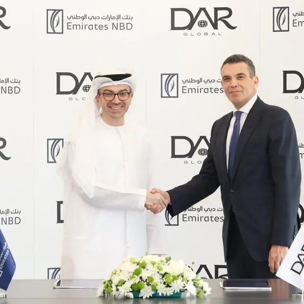 بنك الإمارات دبي الوطني ينفذ تسهيلات قرض مشترك بقيمة 250 مليون دولار أمريكي لصالح \"دار جلوبال\"
