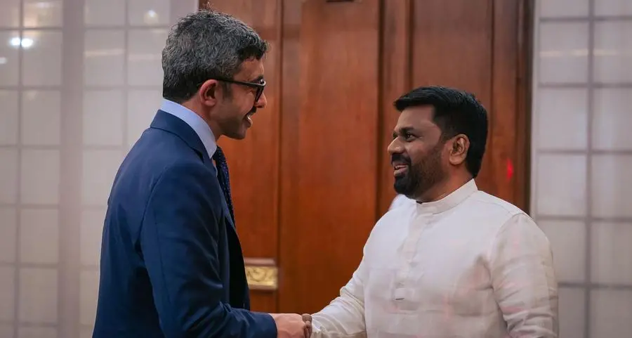 President of Sri Lanka receives Abdullah bin Zayed, discusses bilateral relations