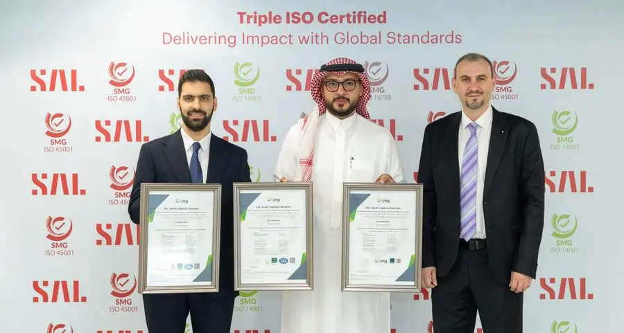 سال أول شركة سعودية في القطاع اللوجستي تتميز بنظام (HSSE IMS) وتحصل على ثلاث شهادات دولية معتمدة من منظمة الأيزو
