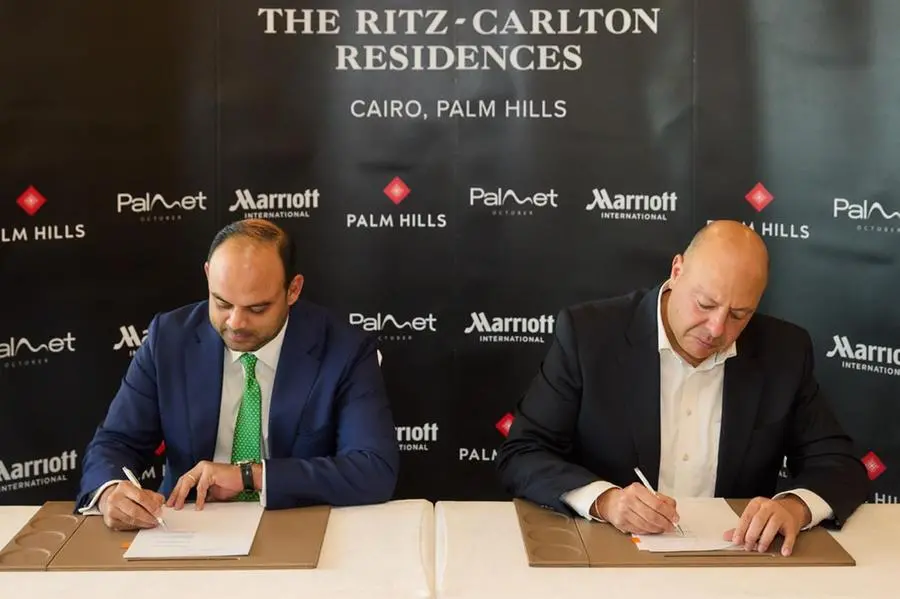 Palm Hills and Marriott International sign agreement to launch The Ritz-Carlton Residences, Cairo, Palm Hills