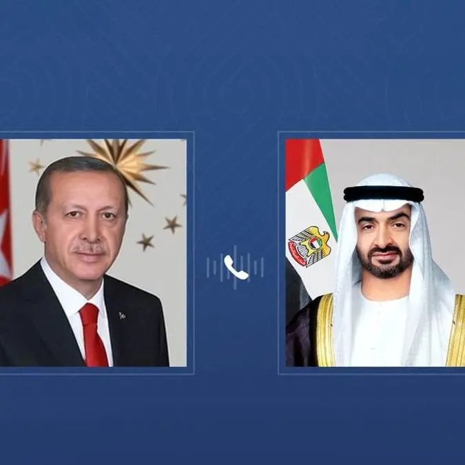 UAE, Turkish Presidents discuss regional developments in phone call