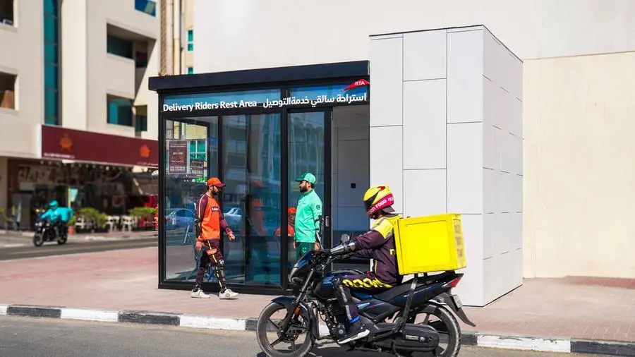 Dubai: RTA readies AC rest areas for delivery bike riders ahead of summer