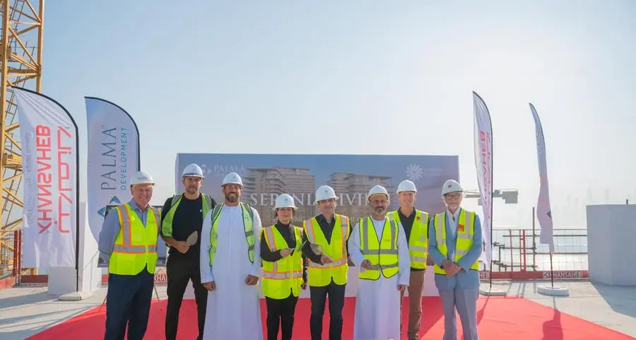 Palma Development announces key construction milestone at its AED 3 billion Serenia Living project