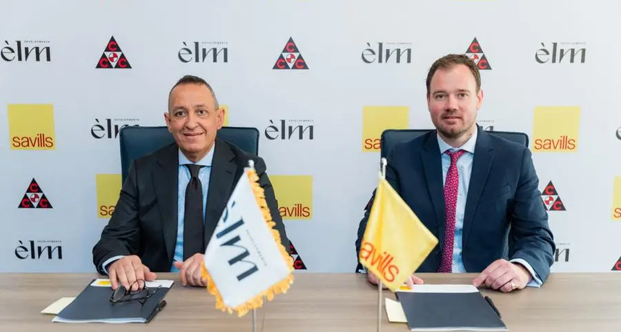 شركة \"ÈLM\" تعلن عن تعاون استراتيجي مع \"Savills Egypt\" العالمية لإدارة وتشغيل مركزها التجاري الرائد بمشروع \"ÈLM Tree\" بمدينة 6 أكتوبر