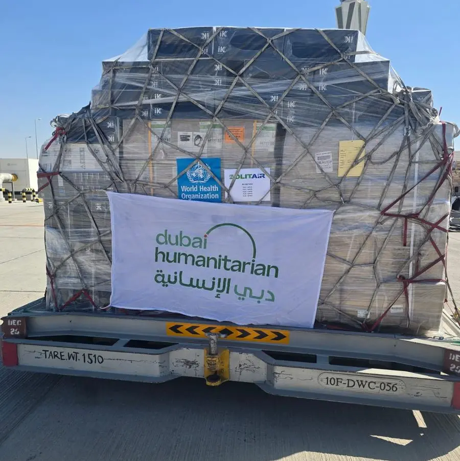 Dubai Humanitarian airlifts critical medical supplies with WHO