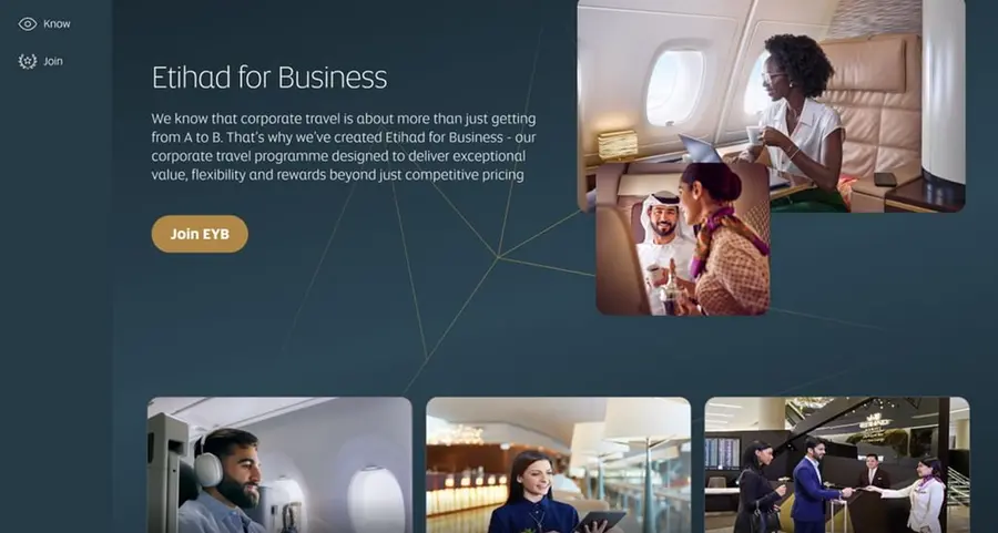Etihad launches 'Etihad for Business' corporate portal