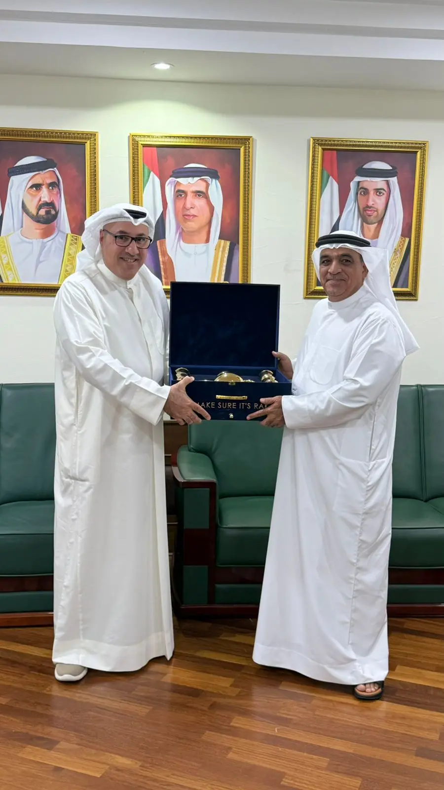 القنصل الكويتي يبحث مع رئيس غرفة التجارة في رأس الخيمة أوجه التعاون التجاري