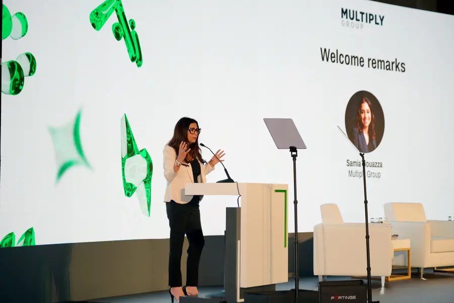 Samia Bouazza, GCEO and Managing Director of Multiply Group. Image courtesy: Multiply Group