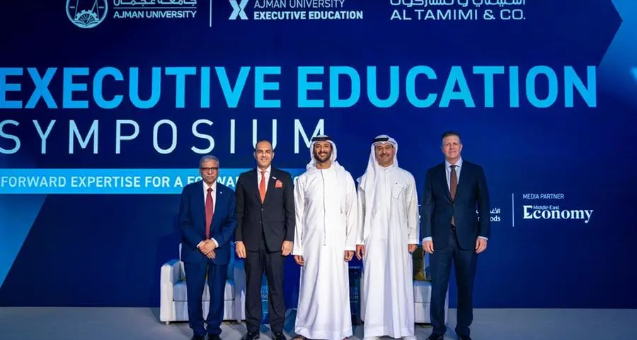 جامعة عجمان تطلق \"مركز التعليم التنفيذي\" عقب ندوة رفيعة المستوى جمعت نخبة من القادة وصنّاع القرار