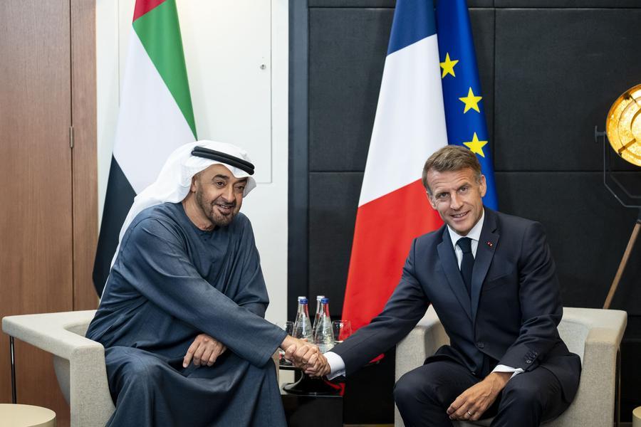UAE and French Presidents discuss bilateral ties and regional developments