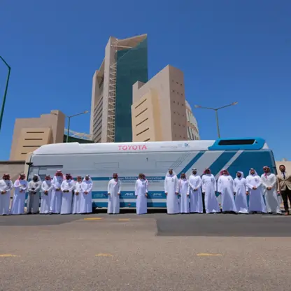 Abdul Latif Jameel Motors and Toyota Motor Corporation launch public hydrogen bus trial in Yanbu