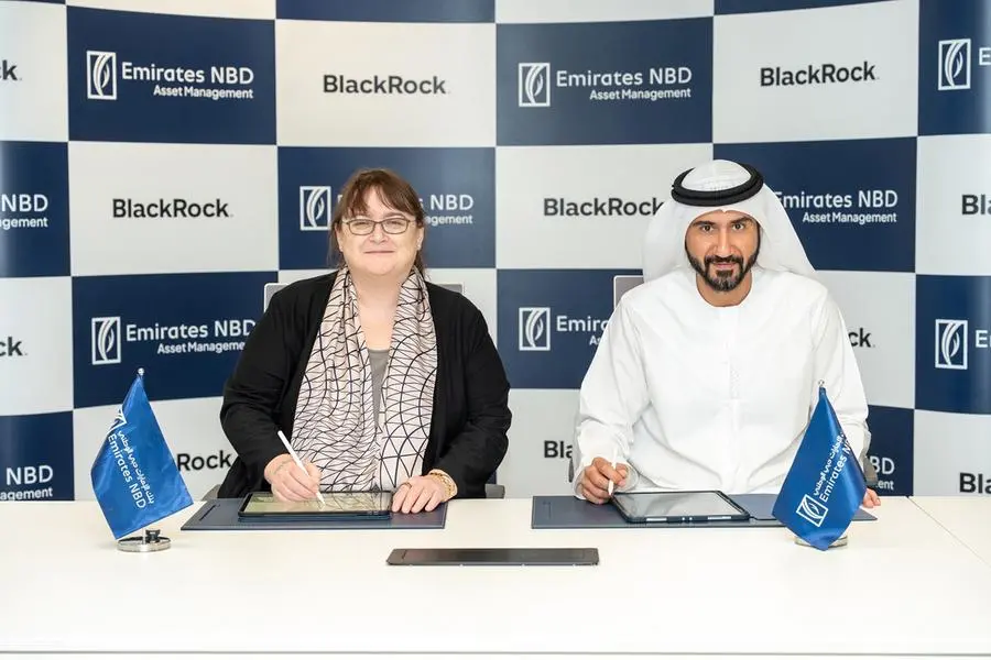 Emirates NBD, a leading banking group in the Middle East, North Africa, and T\\u00FCrkiye (MENAT) region, has signed a Memorandum of Understanding (MoU) with BlackRock to create an investment platform. Image Courtesy: Emirates NBD