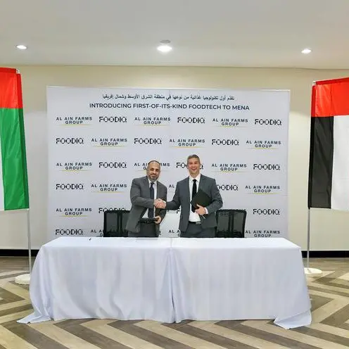 Al Ain Farms Group and Finland’s FoodIQ join forces to bring first-of-its-kind food-tech to MENA