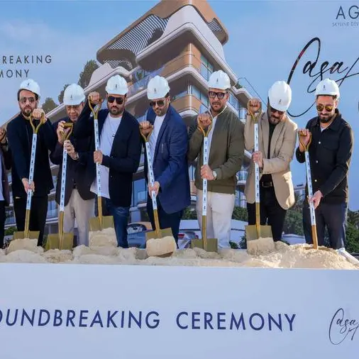 Developers Skyline AGN ﺗطﻠق أﻋﻣﺎل اﻟﺑﻧﺎء ﻓﻲ ﻣﺷروع Aura Casa اﻟﺳﻛن اﻟﻌﺎﺋﻠﻲ ﻓﻲ دﺑﻲ اﻟﺟﻧوب