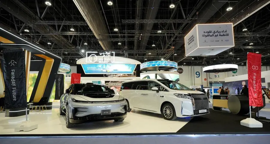 Faraday Future showcases its EAI vehicles and EAI robotics strategy at the UMEX 2026 in Abu Dhabi