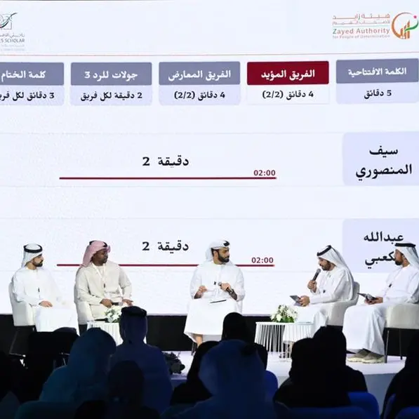 منصة شبابية ومناظرة تفاعلية تجمع مجالس الشباب الإماراتية في المؤتمر الدولي الثالث لحوار الحضارات والتسامح في أبوظبي
