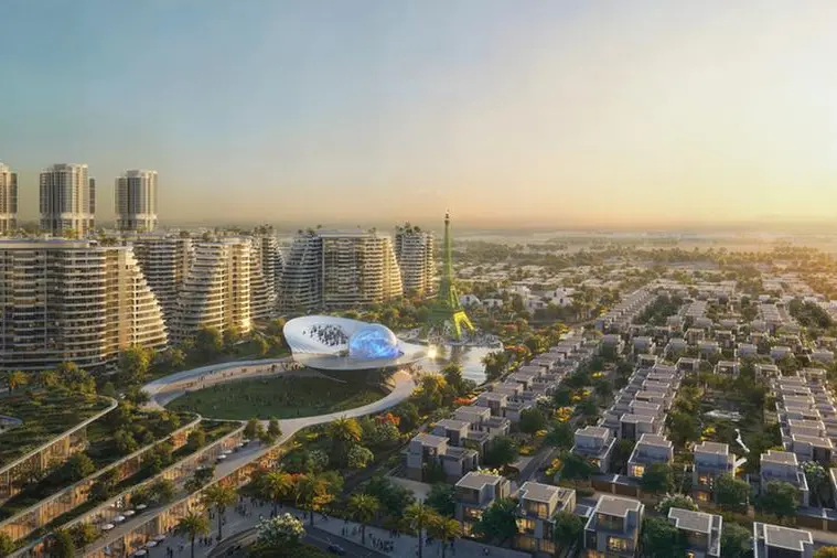 Rendering of BT Properties\\' WAADA master-planned community in Dubai South.
