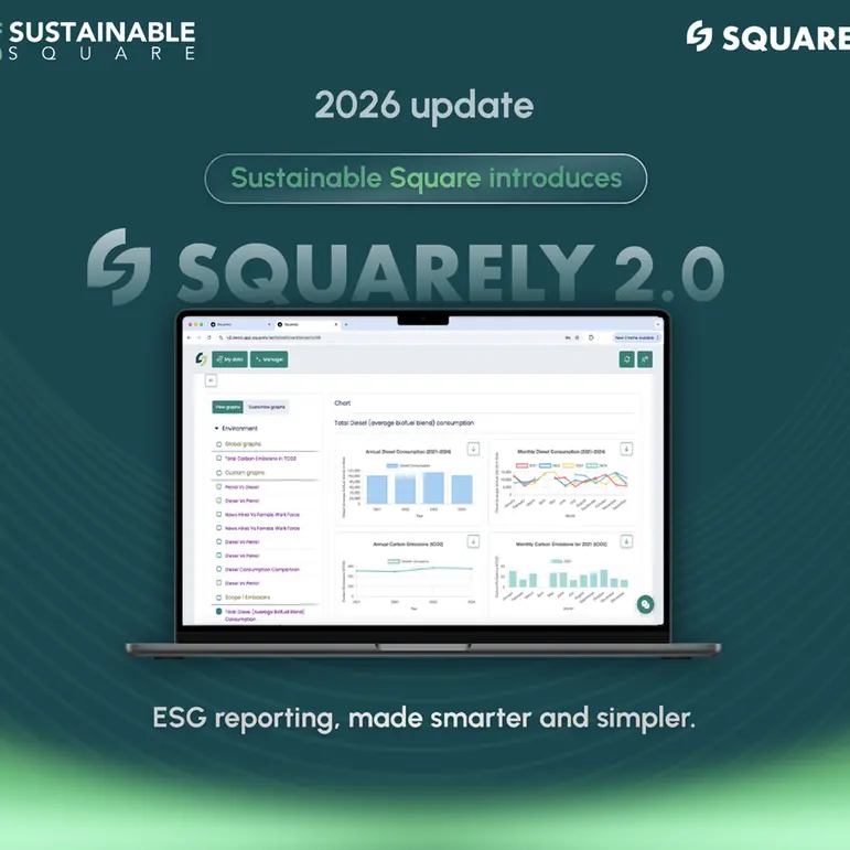 Sustainable Square launches Squarely 2.0 to advance AI-driven ESG reporting globally