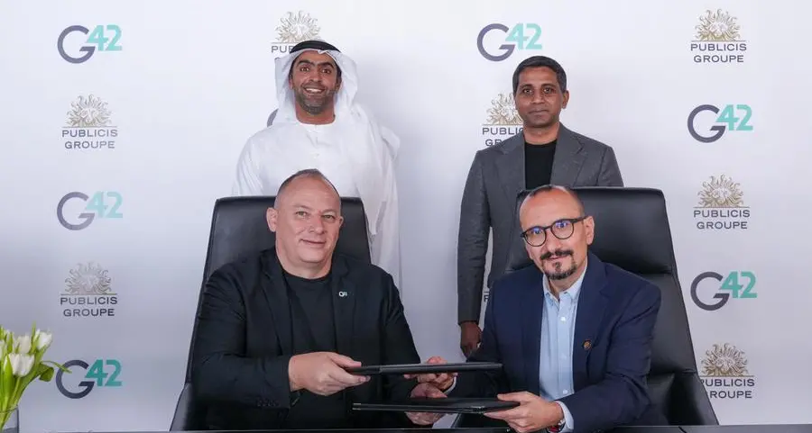 \"جي 42\" و\"بوبليسيس سابينت\" تستكشفان تأسيس مشروع مشترك لتقديم خدمات قائمة على نهج \"الذكاء الاصطناعي أولاً\" في دولة الإمارات ودول الجنوب العالمي