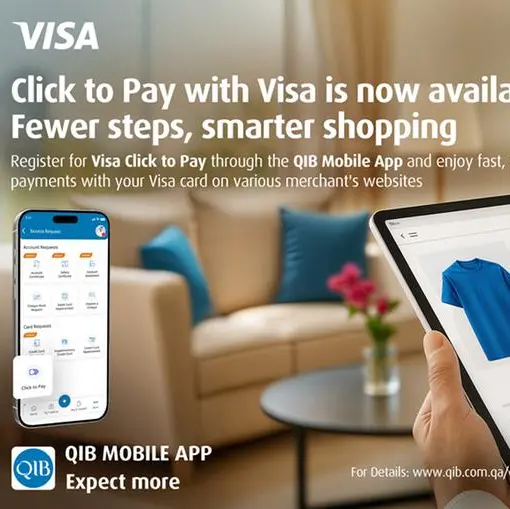 QIB becomes first issuer bank in Qatar and GCC to launch click to pay service for Visa cardholders