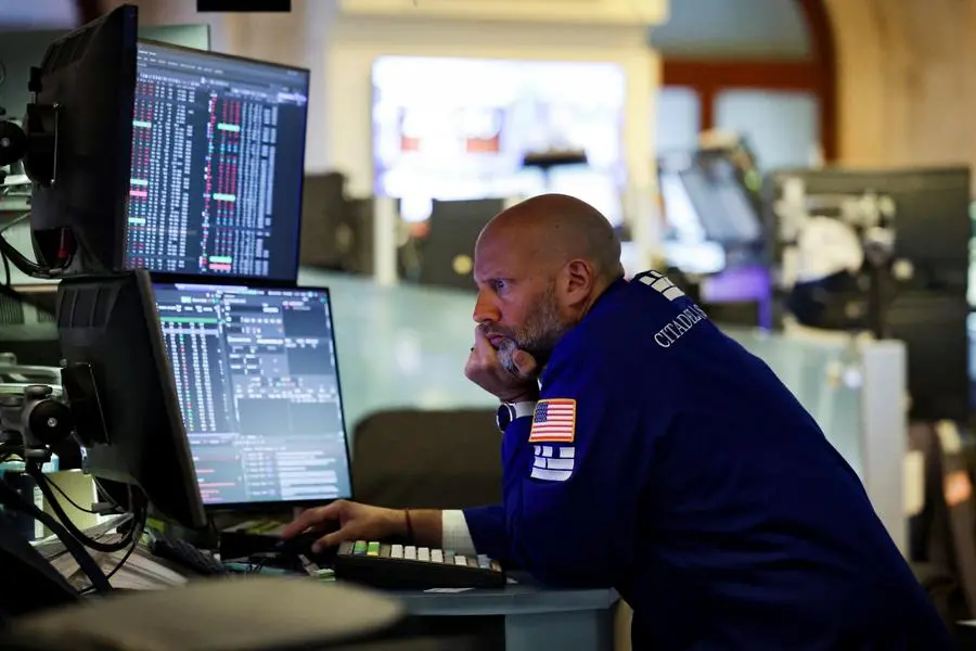 A trader works on the floor at the New York Stock Exchange (NYSE) in New York City, U.S., July 7, 2025. REUTERS/Jeenah Moon. , Reuters
