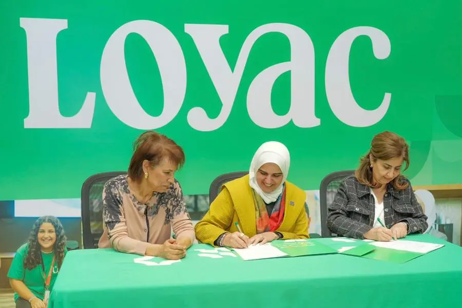 At the signing ceremony, from left: Loyac Executive Board Member and Founding Partner Ms Fetouh Al Dalali, Eman Al Awadhi of KIPCO, and Ms Abeer Al Essa of Loyac. Image courtesy: KIPCO