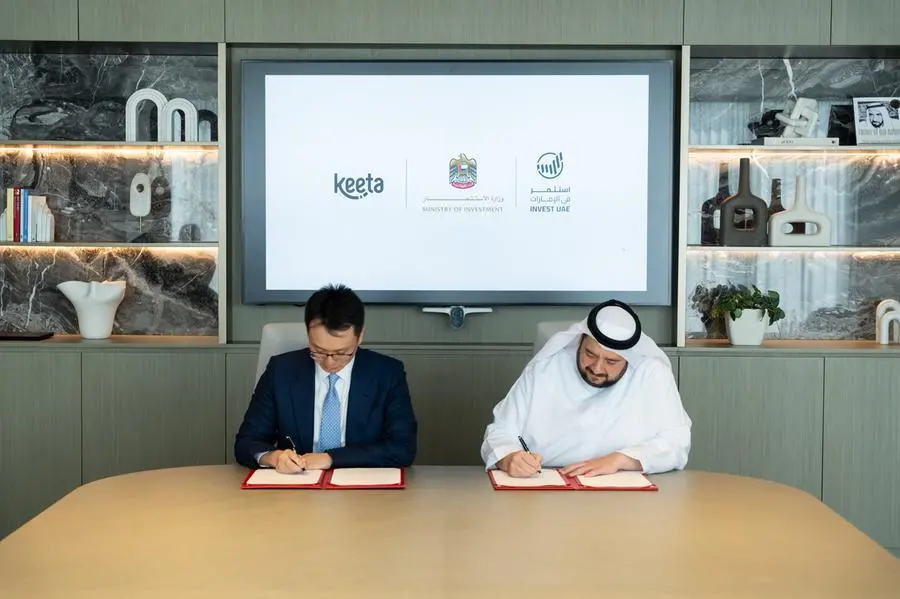 UAE’s Ministry Of Investment Inks Deal With Keeta To Establish Regional Headquarters
