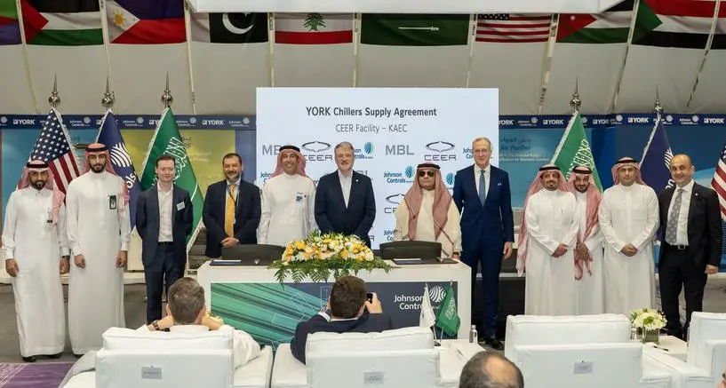جونسون كنترولز العربية توفر حلول تبريد متكاملة لمنشأة “سير” للسيارات الكهربائية