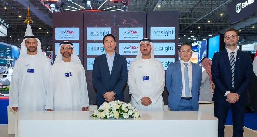 بريسايت توقع مذكرة تفاهم مع مجموعة شركات طيران أبوظبي لتسريع تطوير منظومة الطيران والصناعة 4.0 المعزّزة بالذكاء الاصطناعي في دولة الإمارات
