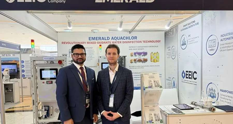 EEIC و إميرالد إيكو تكنولوجيز تستعرضان تقنيات توفير تكاليف التعقيم بنسبة 91% في مشروع لتحلية المياه بدولة الإمارات العربية المتحدة