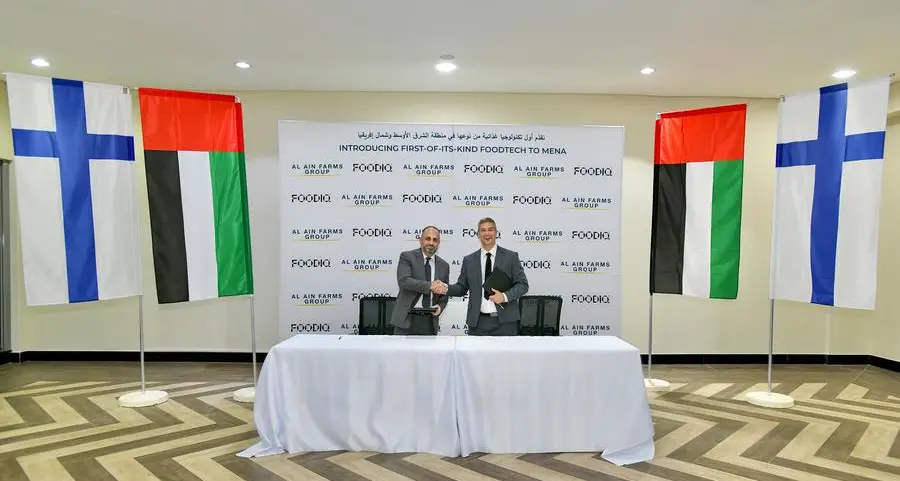 مجموعة مزارع العين تتعاون مع فود آي كيو الفنلندية لتقديم تكنولوجيا غذائية هي الأولى من نوعها في منطقة الشرق الأوسط وشمال أفريقيا