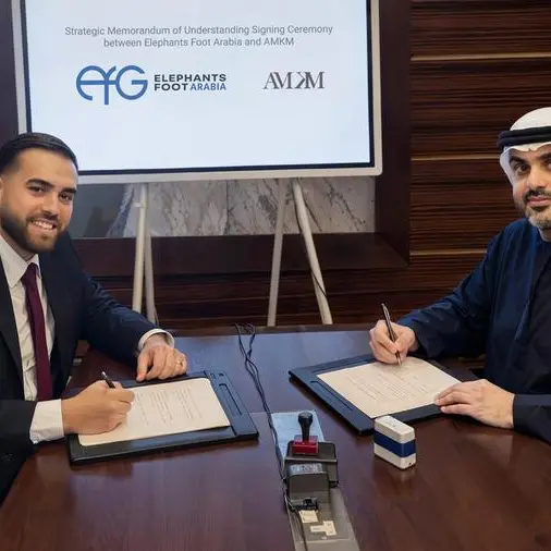 المكتب الخاص للشيخ أحمد بن مانع بن خليفة آل مكتوم يوقع شراكة استراتيجية مع شركة إيليفانتس فوت أرابيا لتعزيز البنية التحتية المستدامة والأداء البيئي في دولة الإمارات