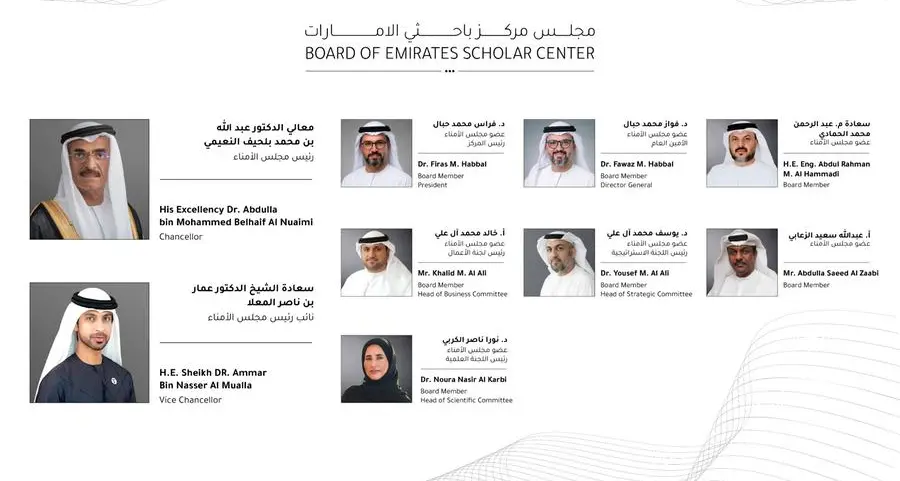 Emirates Scholar Center adopts the 3rd cycle of its new organizational and institutional structure