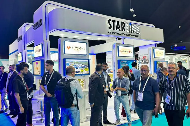 Starlink booth at GITEX Africa 2025. Image Courtesy: Starlink