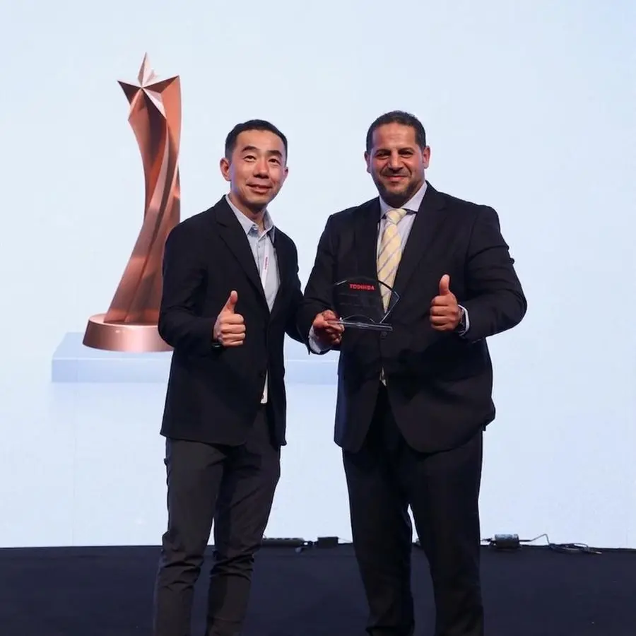 بى تك تحصد جائزة \"أفضل شريك استراتيجي\" من Toshiba خلال مؤتمرها الإقليمي
