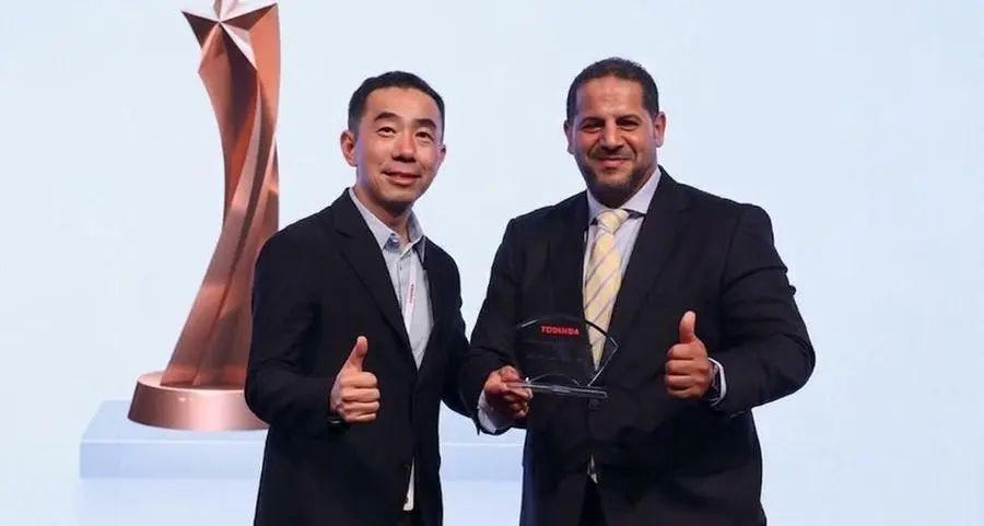 بى تك تحصد جائزة \"أفضل شريك استراتيجي\" من Toshiba خلال مؤتمرها الإقليمي