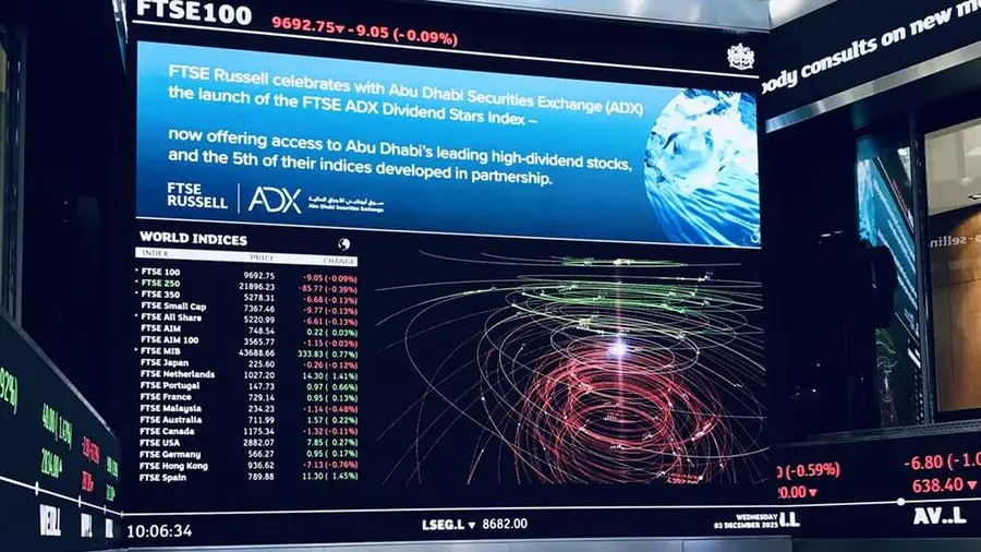 ADX unveils FTSE ADX Dividend Stars Index to spotlight high-yield companies