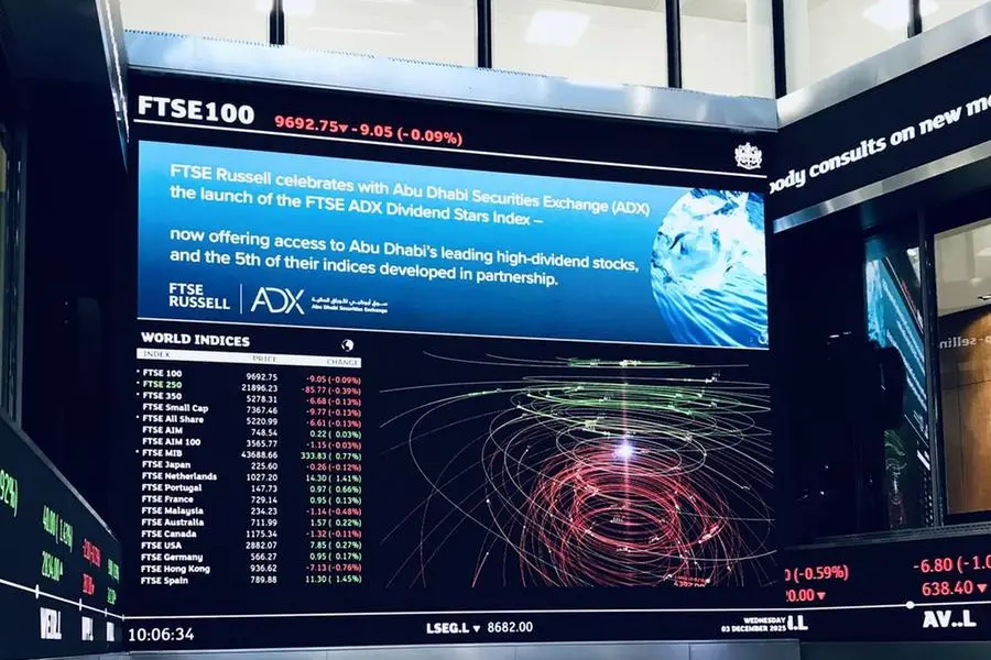 ADX unveils FTSE ADX Dividend Stars Index to spotlight high-yield companies