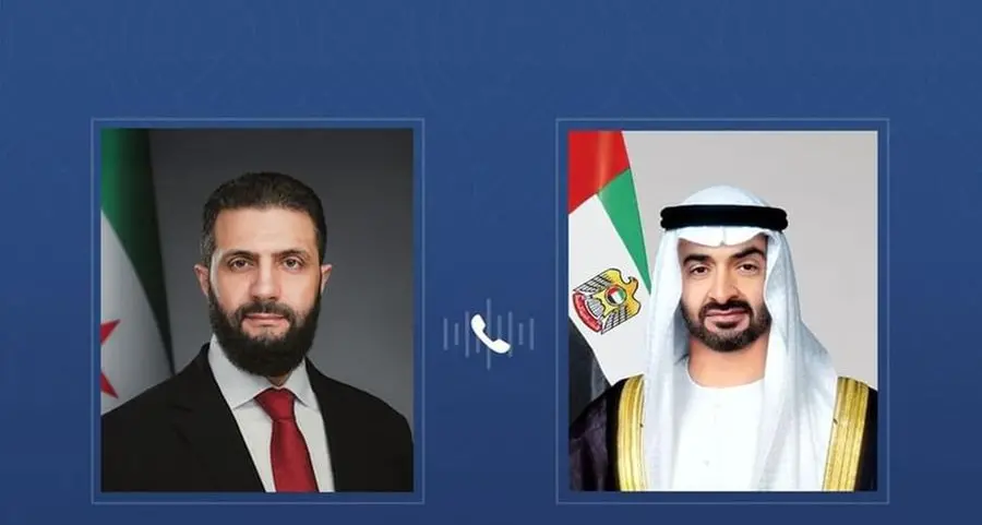 UAE President receives phone call from Syrian President