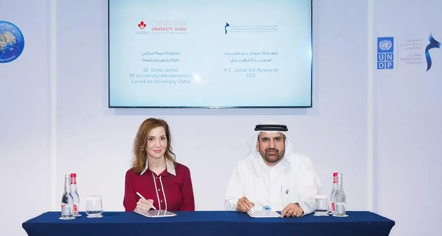 MBRF signs MoU with Canadian University Dubai to promote exchange of knowledge