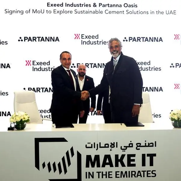 Exeed Industries signs MoU with Partanna Oasis to explore sustainable cement solutions in the UAE